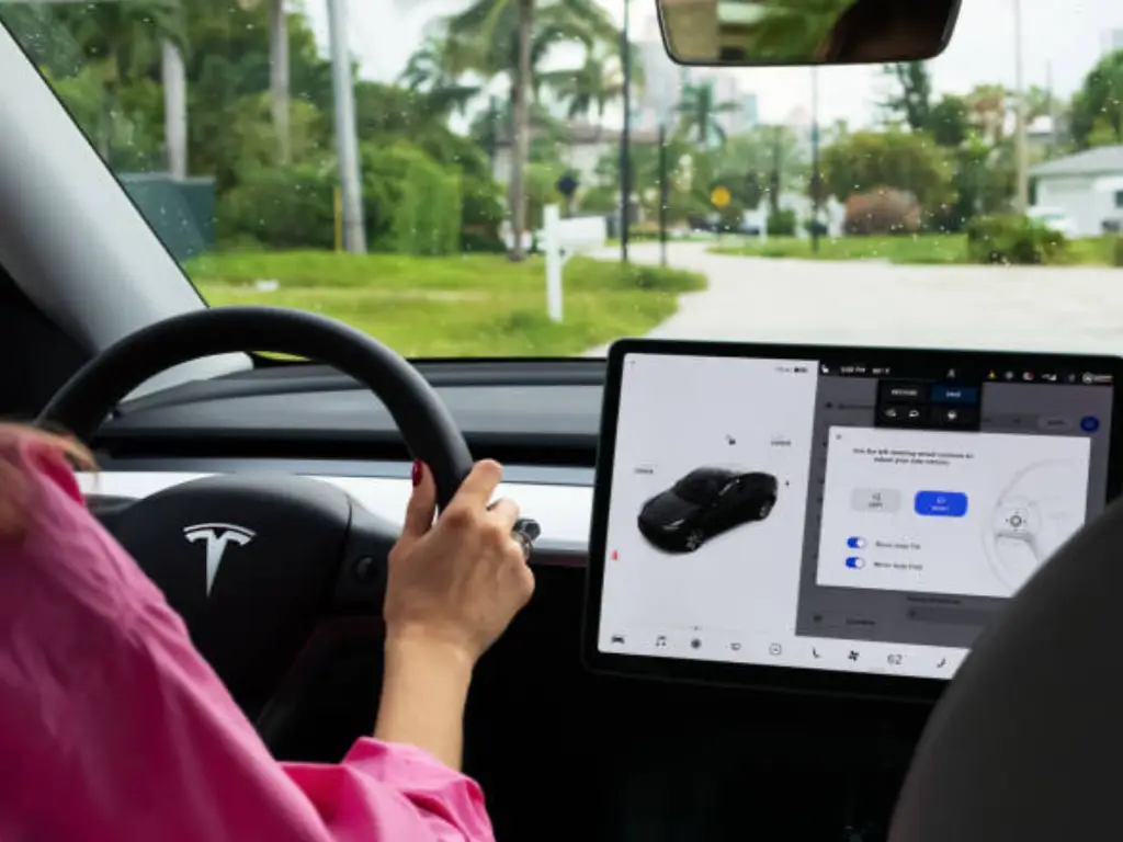 Remplacement du pare-brise de la Tesla2