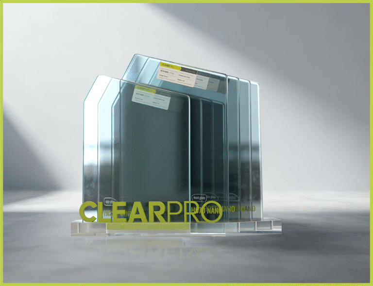 ClearPro Eight Glass Window Film Display